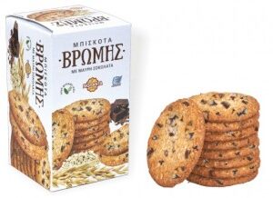 Haferkekse mit dunkler Schokolade