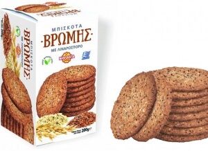 Haferkekse mit Leinsamen