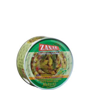 Okraschoten in Tomatensauce