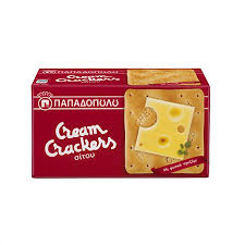 Papadopoulos Cream Crackers Rot (140g)