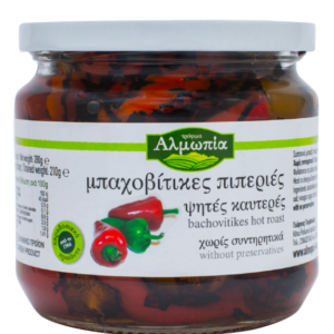 Almopia Geröstete Paprika aus Bachovo (scharf) (330gr)