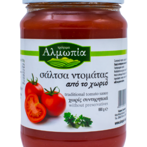 Almopia Tomatensauce aus dem Dorf (690gr)