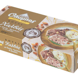 Olympos Halvas Royal mit Kakaomandeln & Rosinen (250g)